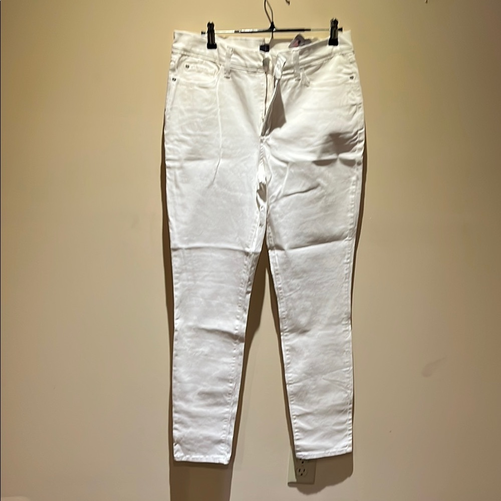 NYDJ White Skinny Jeans Crisp Denim Fit NWOT